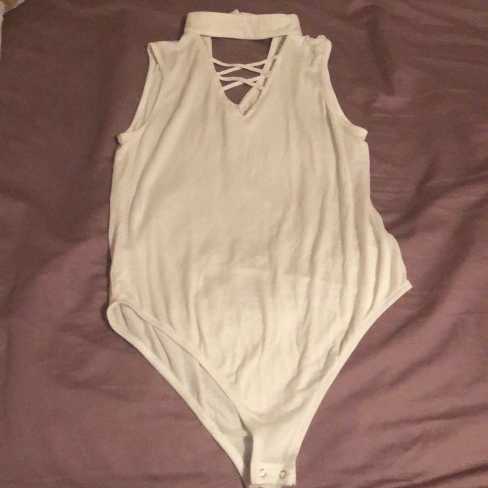 Cute white bodysuit
